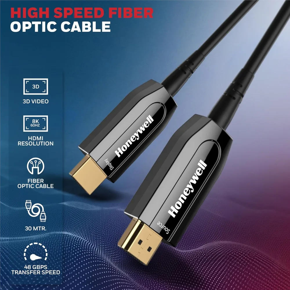 Honeywell HDMI Cable AOC 2.1 Complaint 8K 60Hz 10m view 2